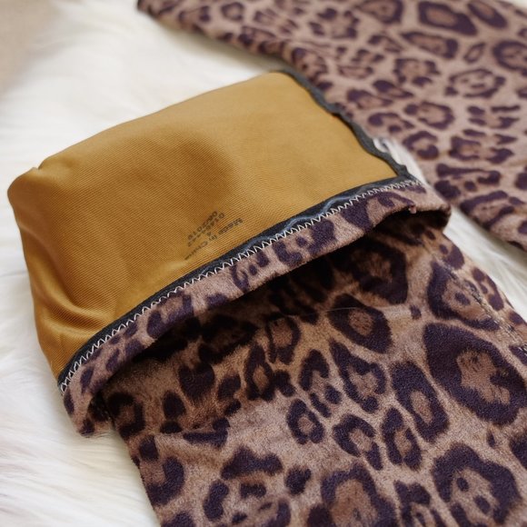 ASOS Leopard platform thigh high boots - Picture 7 of 13